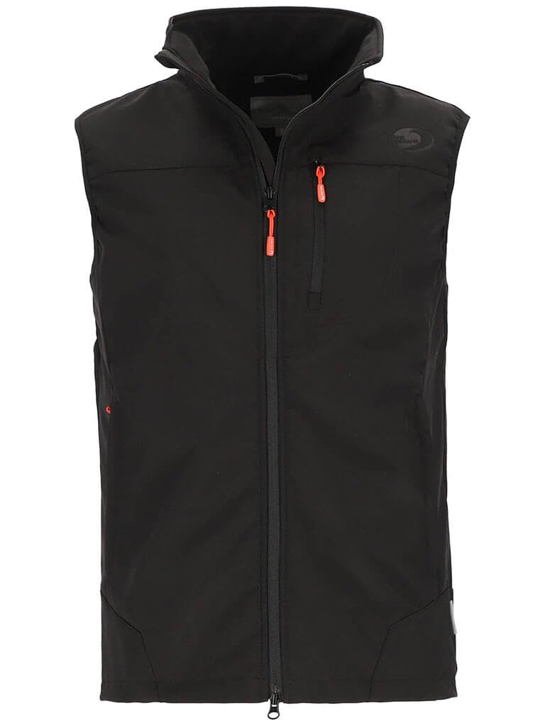 Blue Wave Herren Softshellweste Bernd - Outdoor-Weste Softshell Weste mit Stehkragen in Marine Größe XXL