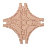 Recuerdo familiar duradero: la artesanía y los materiales de madera resistentes hacen de esta vía de tren de expansión una adición duradera a los accesorios de trenes de juguete, perfecta para transmitir a las generaciones futuras, juegos de juguetes para , actividades ferroviarias para