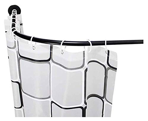 Tringle à rideau pour baignoire extensible en L : optimisez votre coin de salle de bain