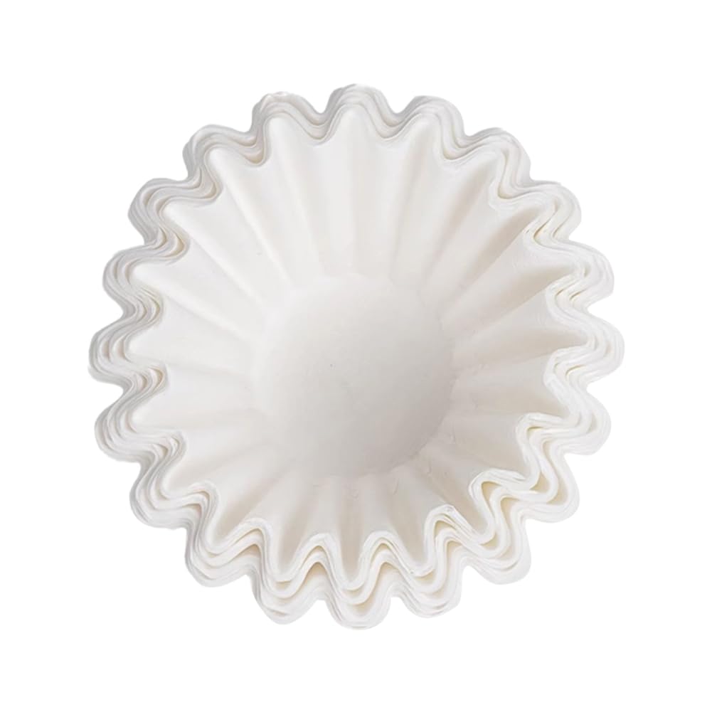 CTRLZS Coffee Filters, Basket Filter Paper, Pour over Filter Papers-Cake Shape for Wave Dripper 155/185 Series Compatible