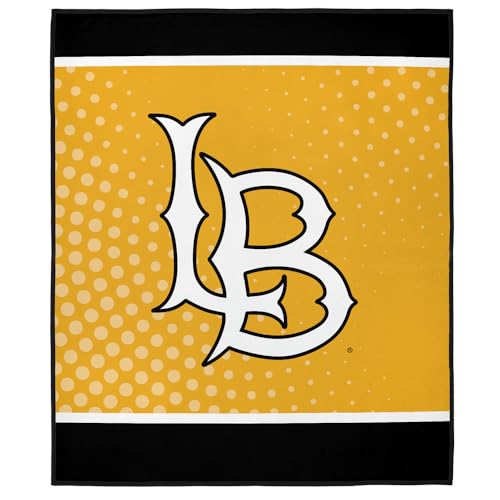 LOGOVISION California State University Long Beach Logo Dots Outdoor Blanket for Picnic, Beach, Camping, Park, Tailgate 50"x60"