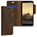 Produktbild kalibri Sony Xperia XZ4 compact Hülle - Leder Handyhülle für Sony Xperia XZ4 compact - Braun - Handy Wallet Case Cover