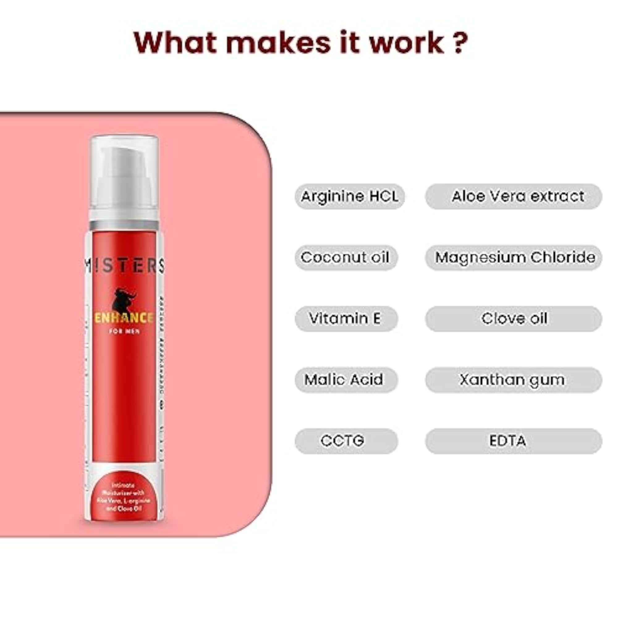 Enhance Long Last Intimate Moisturizer Cream with Aloe Vera, 50g