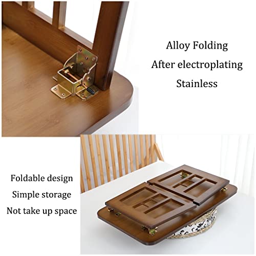 Support d'ordinateur multifonctionnel et table basse pliable en bois - 2