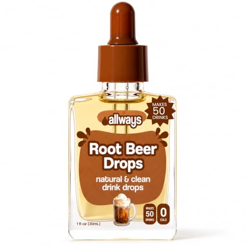 Image of Allways Drops Root Beer Water Enhancer | Sugar Free | 50 Servings