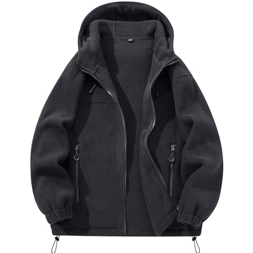 Gilet veste polaire homme manches longues de randonnée chaud