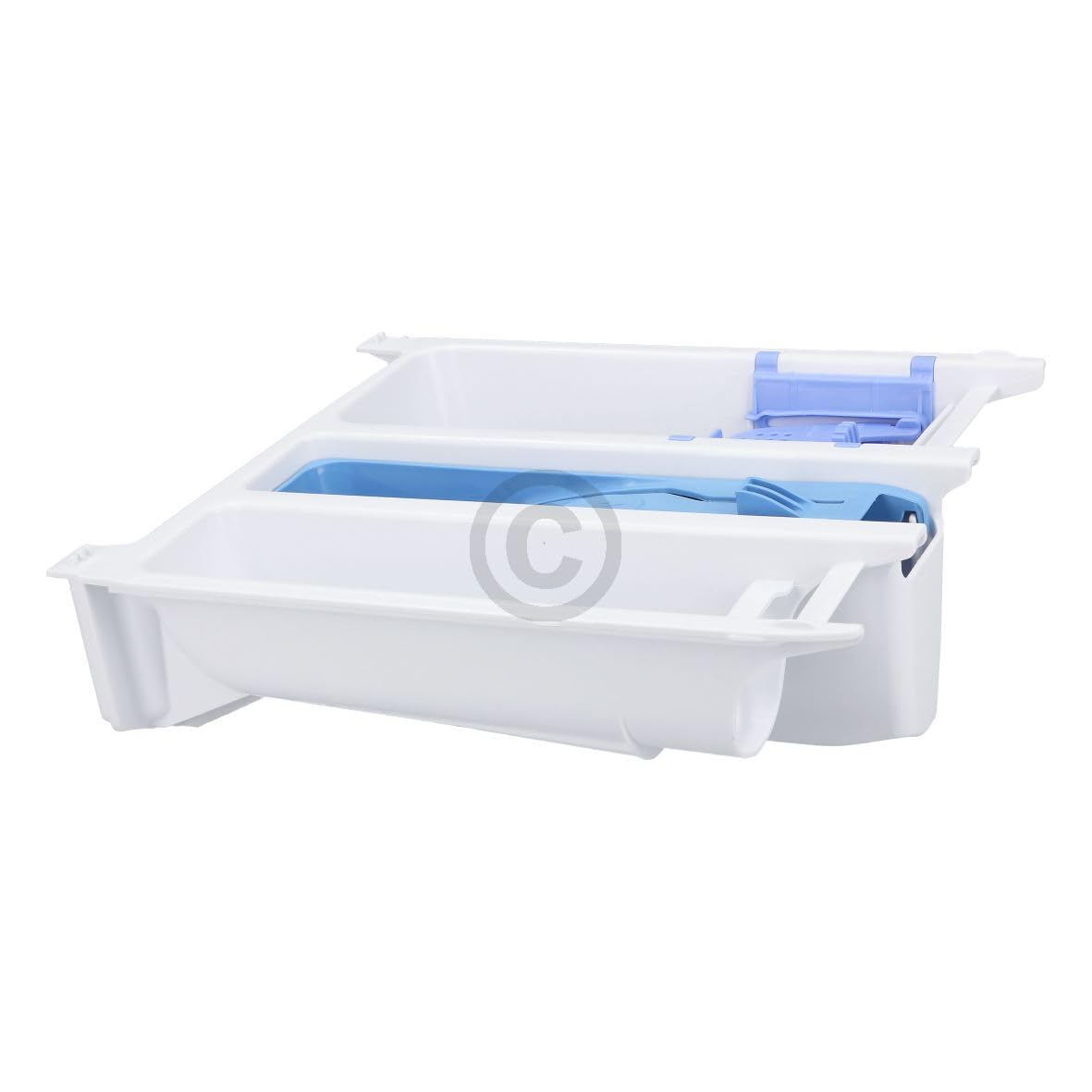 Waschmittelschublade kompatibel mit beko 2421800100 C00864824 für Waschmaschine kompatibel mit smeg 691170864