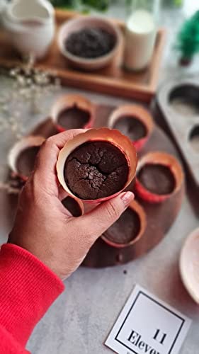 Image of 11Eleven Bakery Healthy Muffin Mix |Double Chocolate | 140gm each Pack of 10 | | Eggless Cake Mix | | Instant Muffin Mix Powder | 2 Step - Mix & Bake ||Easy to make|100% Vegetarian |