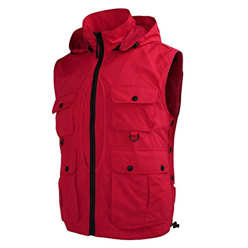 YOUTHUP Gilet da uomo all'aperto ad asciugatura