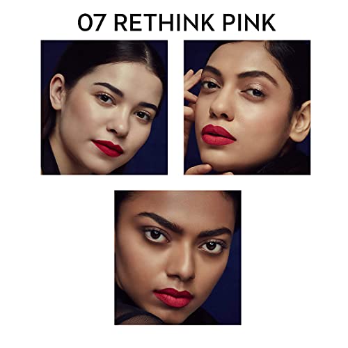 Image of SUGAR Cosmetics Smudge Me Not Liquid Lipsticks for Women | Transferproof & Waterproof | Lasts 12+ Hours | Matte Lipstick | 1.1ml - 07 Rethink Pink