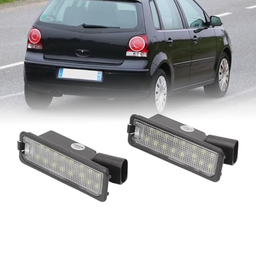 Iluminación matrícula compatible con VW Polo Passat Golf kit luces matrícula 4