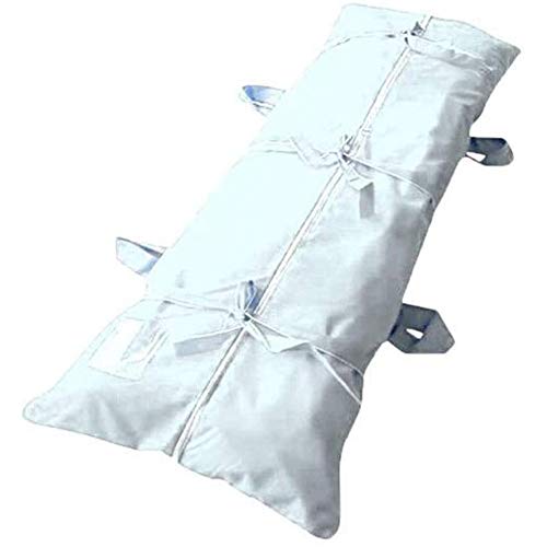 HyXia 10 Pezzi Sacchetti di Cadavere Borsa per Il Corpo Monouso Morto Body Bag Sacca Impermeabile E Sterilizzante per Il Corpo Borsa per Cadavere con 4 Maniglie Non Tessuto 82×31inch