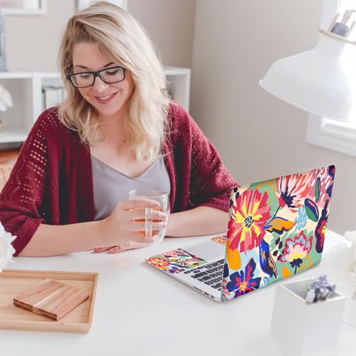 Image of Laptop Notebook Skin Sticker Cover Decal, 12 13 13.3 14 15 15.4 15.6 inch Laptop Vinyl Skin Sticker Cover Art Protector Decal Universal, Graffiti Flower