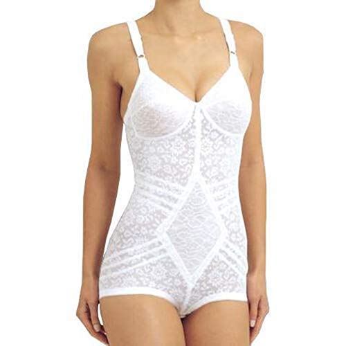 Rago Style 9057 - Body Briefer Extra-Firm Shaping, White, 46dd