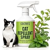 Cat Repellent Outdoor Spray Indoor (32 OZ) 100% Organic & Natural Yard Furniture Repellant