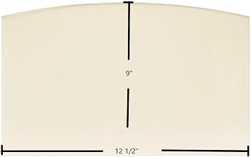 PelPro Arch Top Pellet PP60 / PP70 / PP130 Ceramic Glass Panel 12 1/2" x 9" Replaces SRV-7081-173