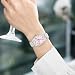 Imagen de KNISKRED Reloj de Fácil Lectura para Mujer con Correa Sólida de Acero Inoxidable Reloj de Vestir para Damas Resistente al Agua