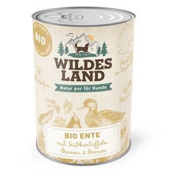 Wildes Land Hundefutter Nassfutter Bio Ente 400g (6 x 400g)