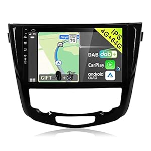 YUNTX Android 10 autoradio met DAB, CarPlay en Android Auto voor Nissan