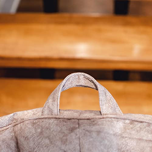 Big Joe Hug Bean Bag Chair, Gray Hyde, 3Ft #TOP6