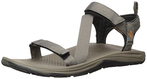 Columbia Men's Men's Wave Train Sandal, mud, Canyon Gold, 10 Regular US
