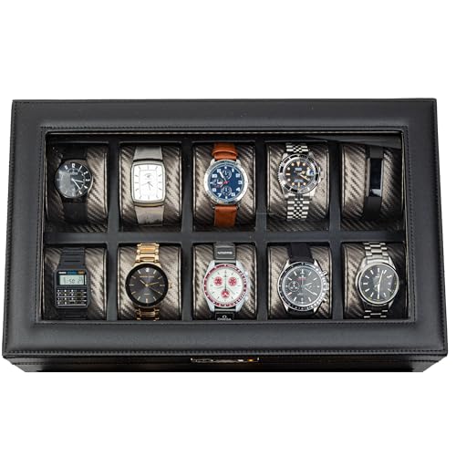 HOUNDSBAY Mariner Watch Box Vitrine mit 10 Slots