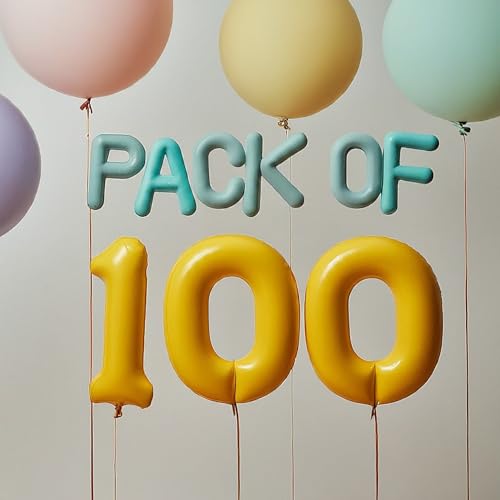 Image of AMFIN (Pack of 100) Metallic Balloons, Republic & Independence Day Decoration - Orange, White & Green