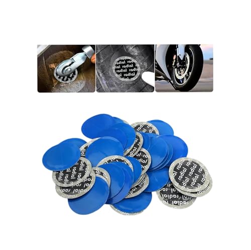 C-HORSE 1000pcs Tire Repair Patches 57mm (2-1/4") Heavy Duty Round Radial Tubeless Cold Patches for Car Truck Motorcycle Tires - Medium Universal Puncture Patches