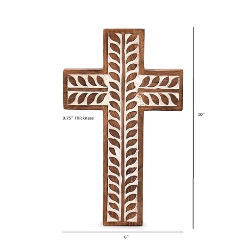 Cruz de madera de mango NIRMAN un regalo de fe y protección para el nuevo hogar 6