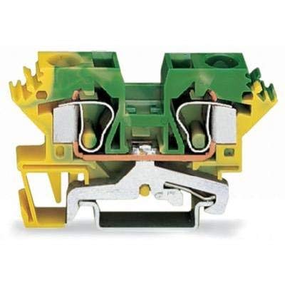 Wago 284-607/999-950 borne de protection terre pour rail DIN bloc