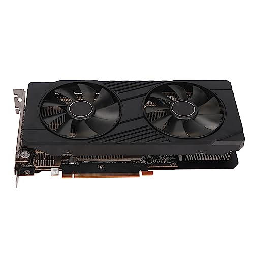 Tarjeta Gráfica para PC, Compatible con Tarjeta Gráfica 3 Frecuencia de Núcleo de 1750 MHz RTX3060 12 GB GDDR6 con 2 Ventiladores de Refrigeración para Escritorio
