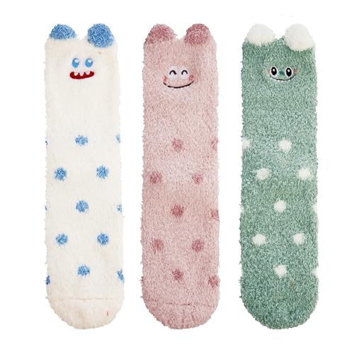 Image of Benefeet Sox Womens Fuzzy Socks Girls Cute Slipper Sock Funny Fluffy Winter Warm Soft Cozy Plush Indoor Sleep Sock