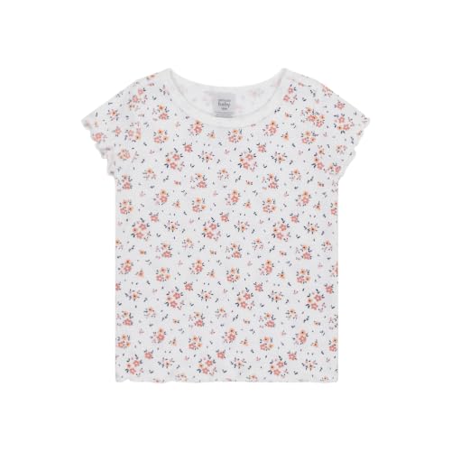 Image of Cudlie 5-Pack Toddler /Baby Girl Short Sleeve Tops - Premium Quality Shirt Tops for Lightweight Comfort and Style.