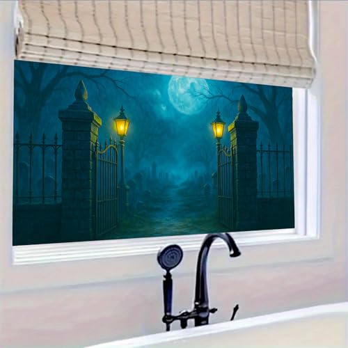 Vinilo Decorativo Halloween 39.3x17.7 pulgadas miniatura 6