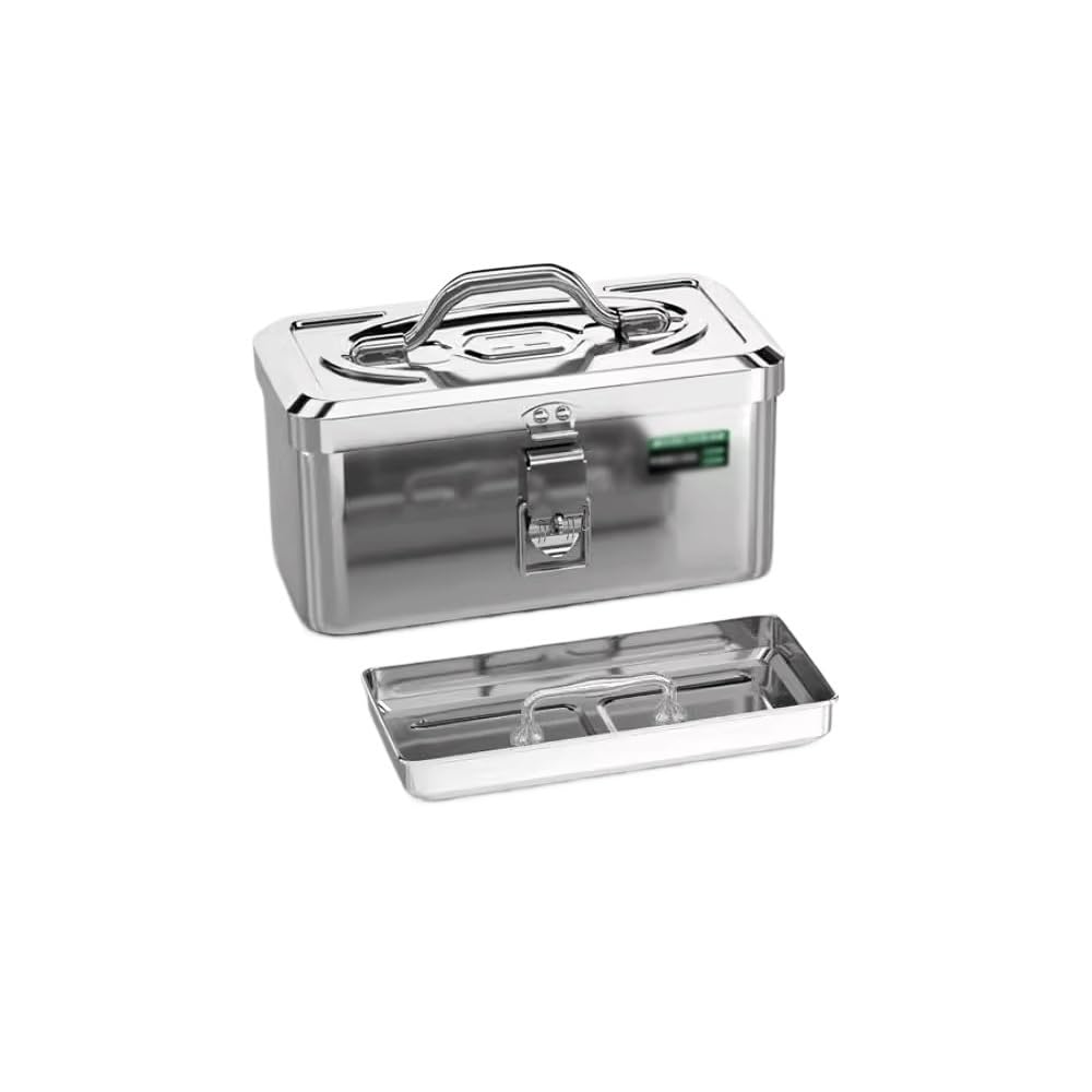 Tool Case Stainless Steel Toolbox Industrial Grade Storage Box Car Maintenance Multifunctional Thickened Electrical Storage Solution