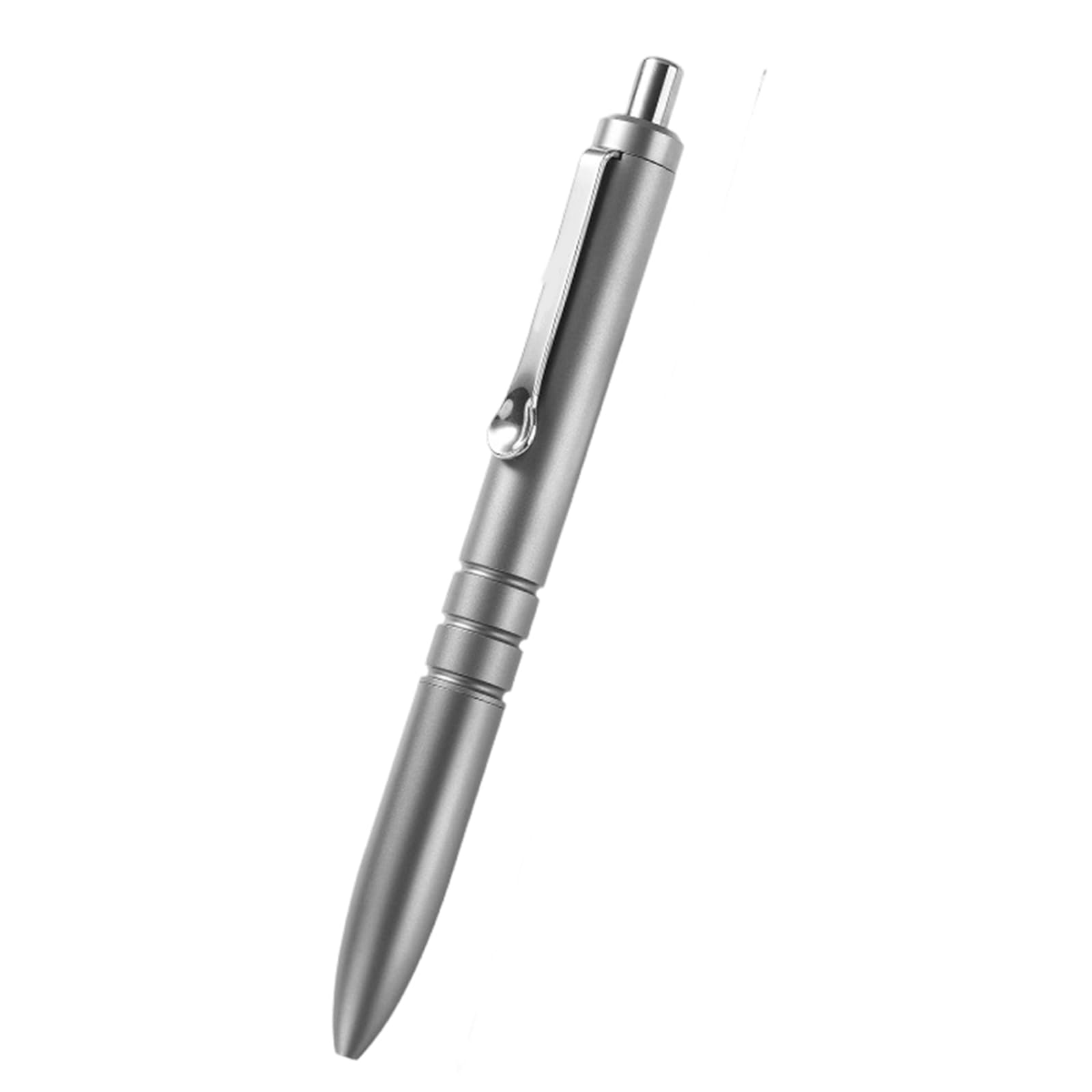 Stift aus Metalllegierung, Outdoor Geschäftsreisestift mit Clip für Camping, Wandern, Notfälle und Büros, Schreibbedarf, multifunktionales Metall mit Clip