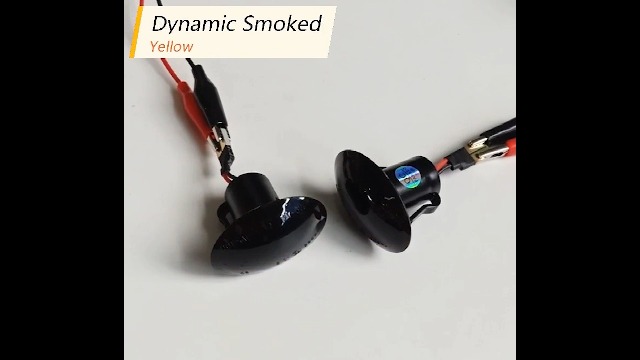 Freccia Laterale LED Dinamica Per Fiat 500, Lancia Ypsilon - Indicatore Di Direzione Progressivo Nero Fum&egrave;