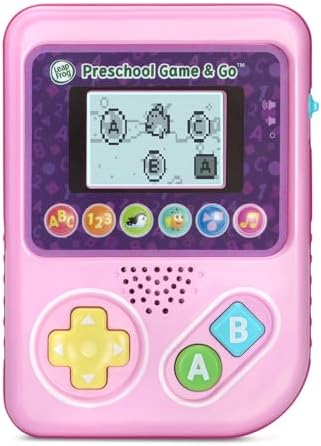 LeapFrog Preschool Game and Go, 2+ Years, Educational Learning Toy, Numbers Letters Shapes Learning Games, Handheld Video Game Style, 10.5x15x3.5cm, 190g 13