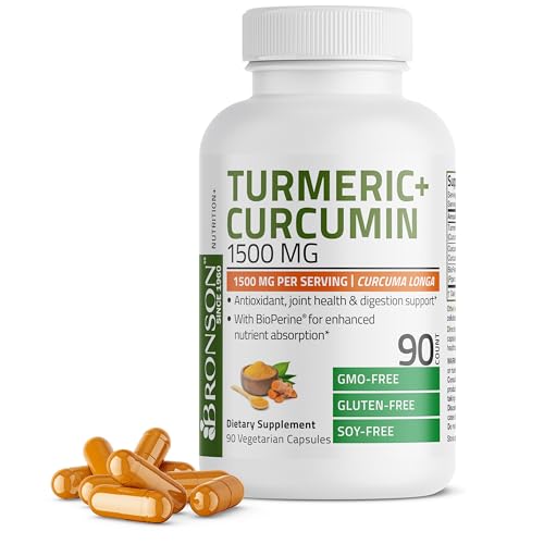 Bronson-Turmeric-Curcumin-1500-MG-per-Serving-Antioxidant-Joint-Digestion-Support-with-BioPerine-Non-GMO-90-Vegetarian-Capsules