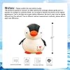 AUCOOMA Penguin Stuffed Animal Toys 9.8", Plush Penguin Dolls for Kids Black #2