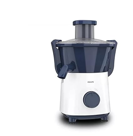 Philips Juicer HL7566/00, 500 Watts (Deep Azure)