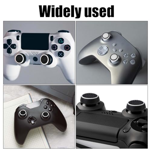 Image of 4pcs Thumb Grips, Full Protection Anti-Slip Anti-Scratch Anti-Fingerprint Protective Cover Thumb Joystick Cap Compatible with PS5 PS4 Xbox Series X /S Xbox One Switch Pro Controller