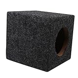 IMIKEYA Quadratisches Subwoofer Gehäuse Aus Holz 5 Zoll Robustes Auto Lautsprechergehäuse Für Pkw LKW Selbstgemacht Kasten Für Audio Aufrüstung