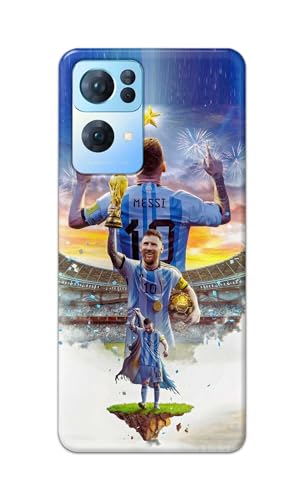 Image of Printed Hard Back Cover for Oppo Reno7 Pro 5G | Oppo Reno 7 Pro 5G Back Cover (Famous Football Player -J2) -190724(EA)