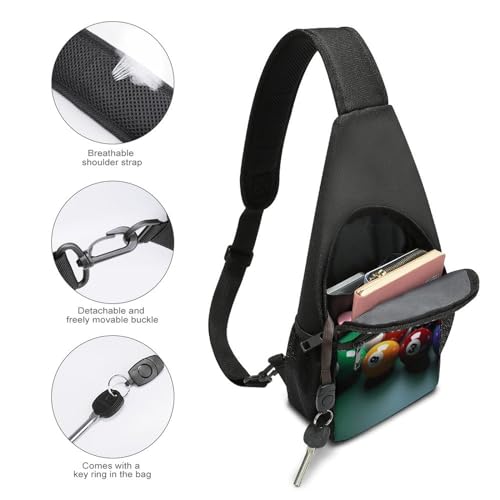 Bolso cruzado casual deportivo para senderismo y viaje miniatura 4