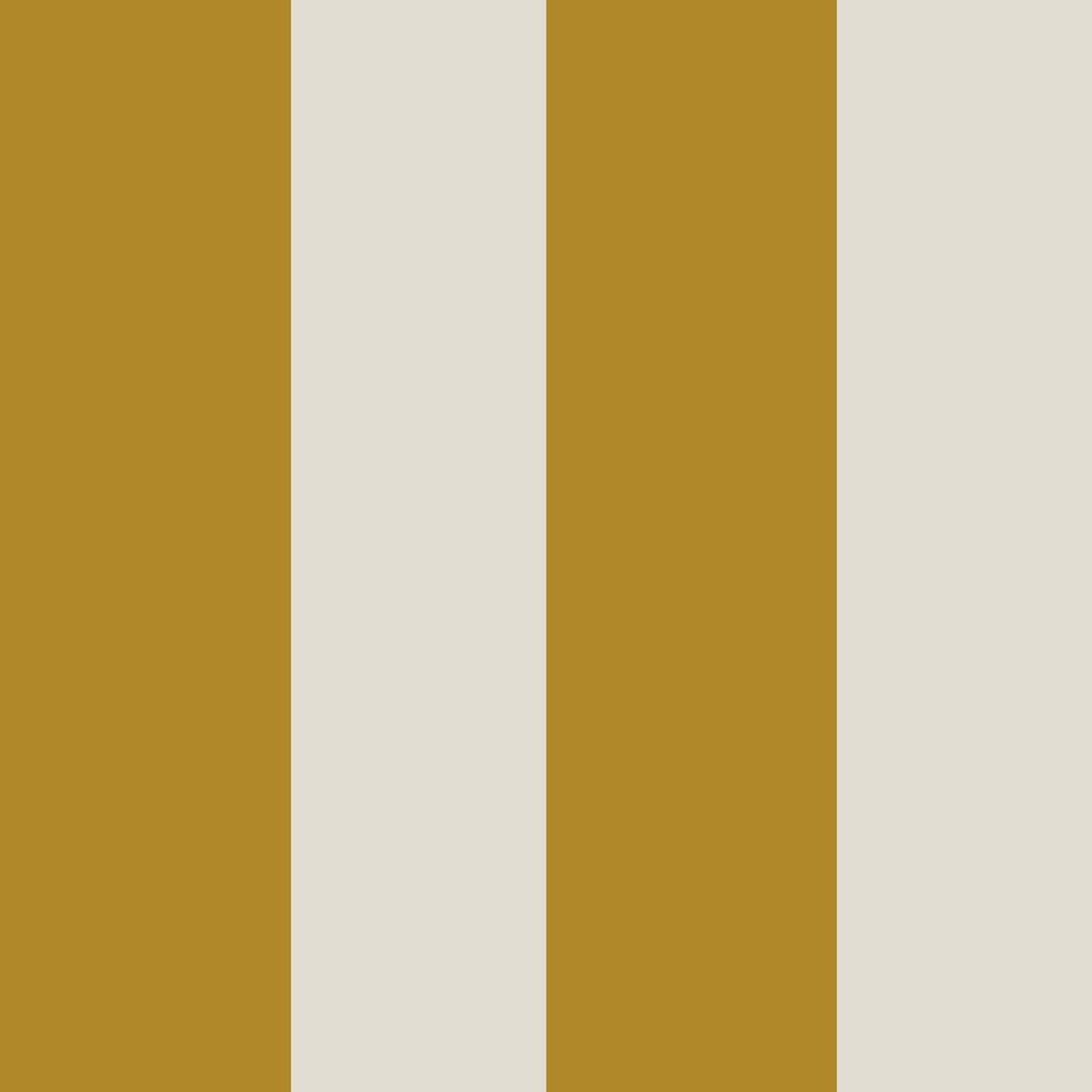 Joules Harborough Stripe Antique Gold Wallpaper