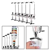 BALLSHOP 6 Bottle Bar Optics Dispenser Drinks Stand Wall Mounted Spirit Drink Bottle Holder Modern Wine Racks - Image 4