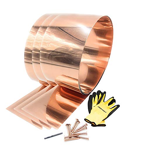 Best Cyber Deals 🔥 EAGLE 1: 26 Gauge General Use or Roofing Flashing Rolls (3 Pack) - DIY or Contractors (Ten FT in Length, Multiple Sizes in Listing) (Copper, 4in. x 10ft.)