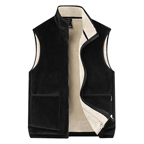 TieNew Chaleco Polar con Cremallera Completa para Hombre Cover