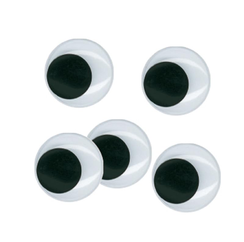 MegaCrea Black Eyes Ø 9 mm 100 pieces